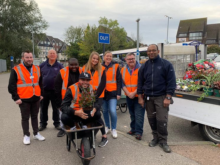 Potters Bar station planting