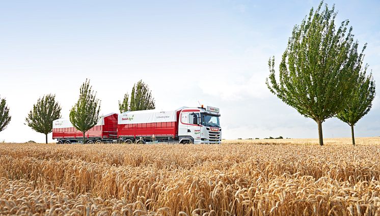 Danish Agro-lastbil ved hvedemark