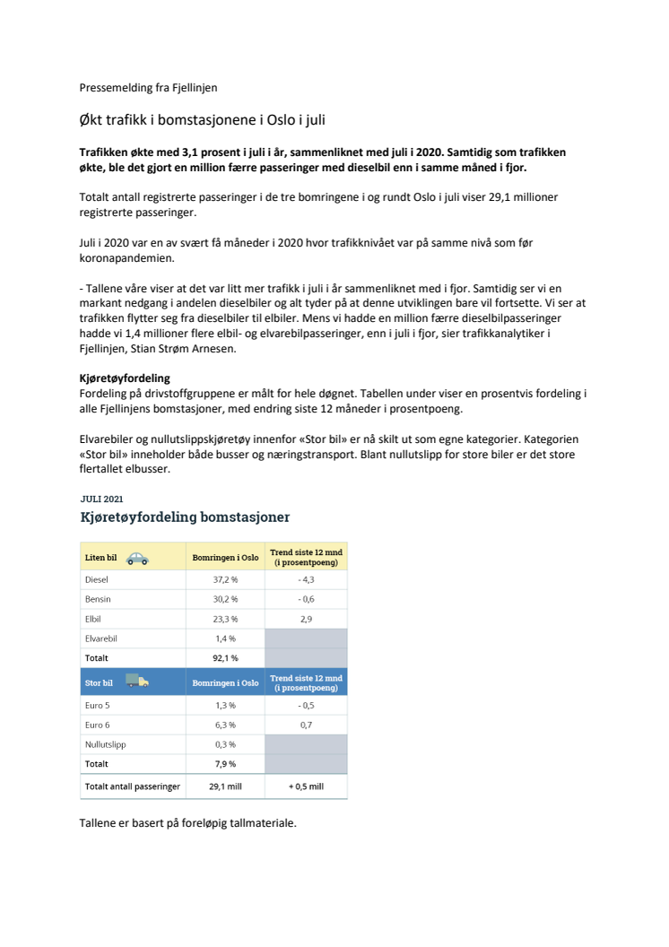 Pressemelding fra Fjellinjen - Trafikktall for juli.pdf