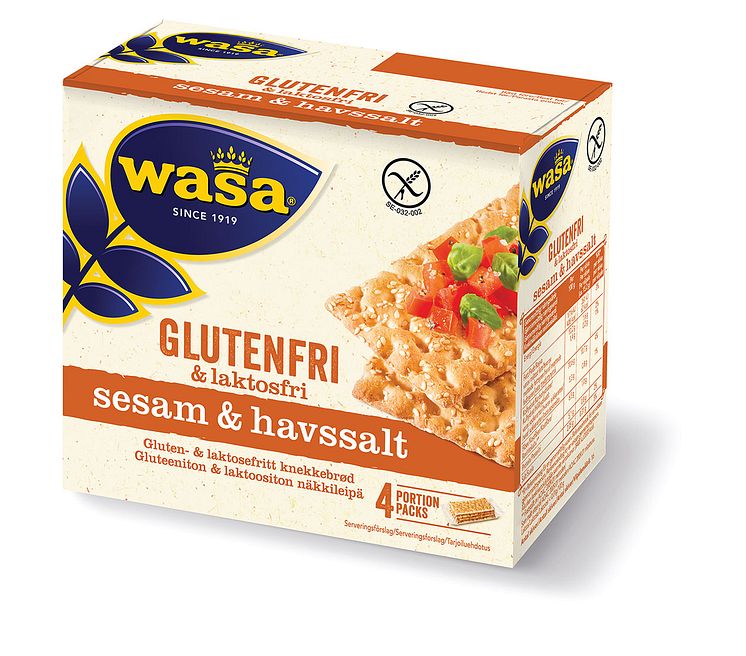 Wasa Gluten- och laktosfri Sesam & Havssalt