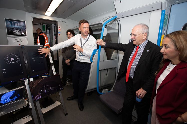 Rail Minister celebrates first ‘no signals’ commuter railway