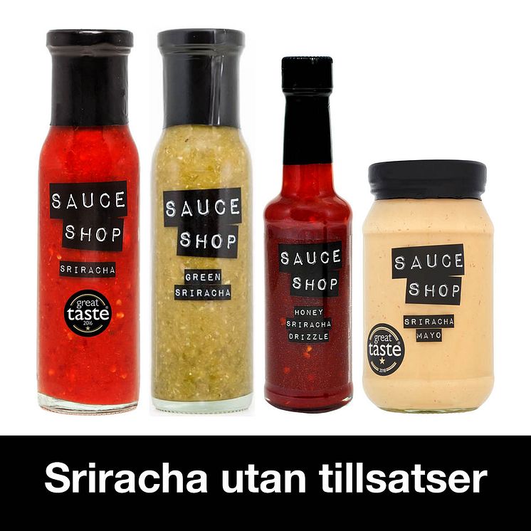 Sauce Shops sriracha – utan tillsatser