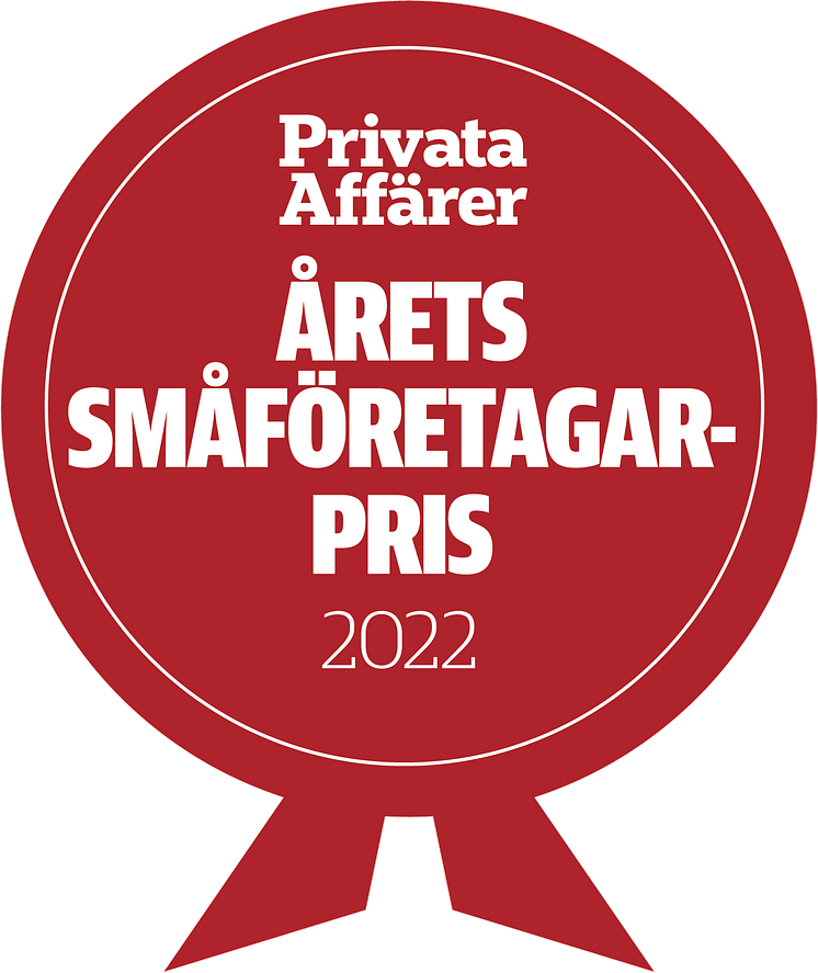 Privata Affärer Årets Småföretagarpris 20221