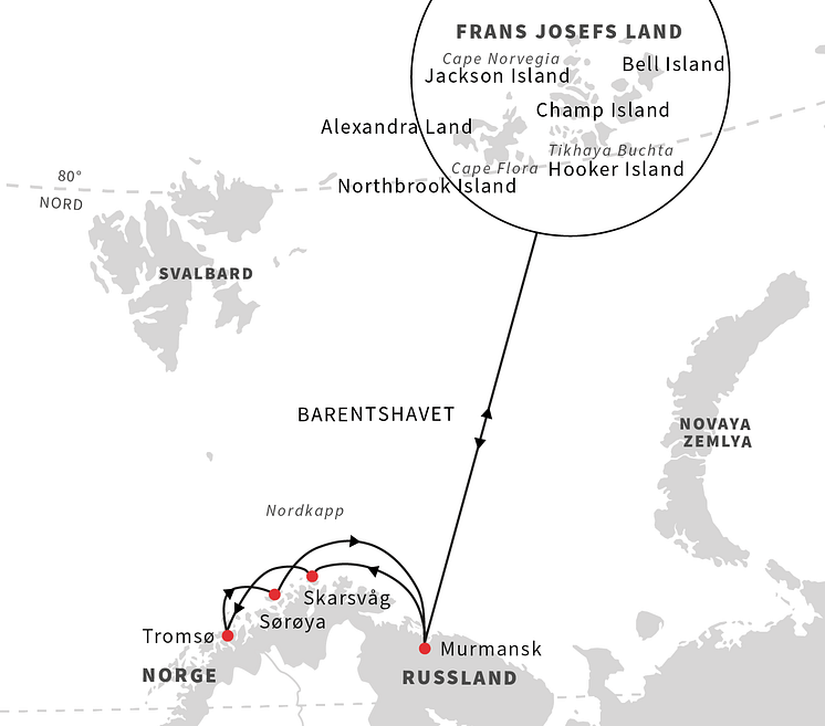 Hurtigruten til Russland