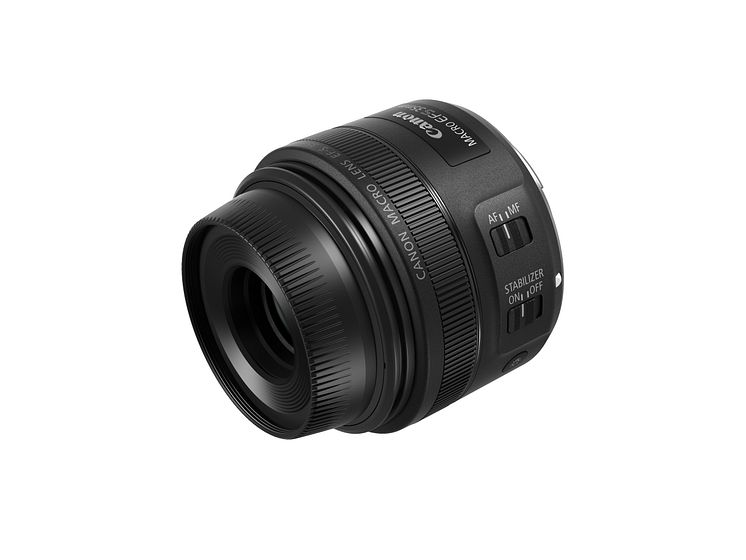 EF-S 35mm f2.8 Macro IS STM With Hood SLANT