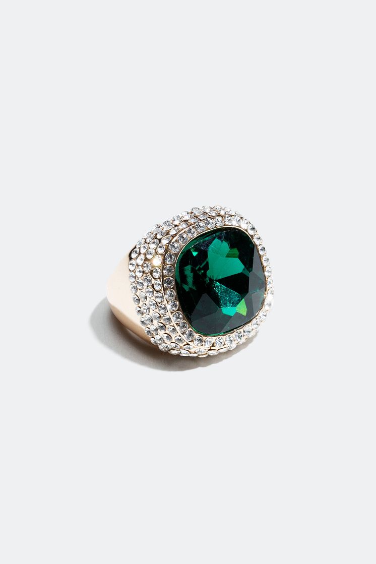 Statement ring med sten