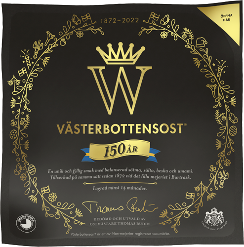 Västerbottensost mittbit framsida