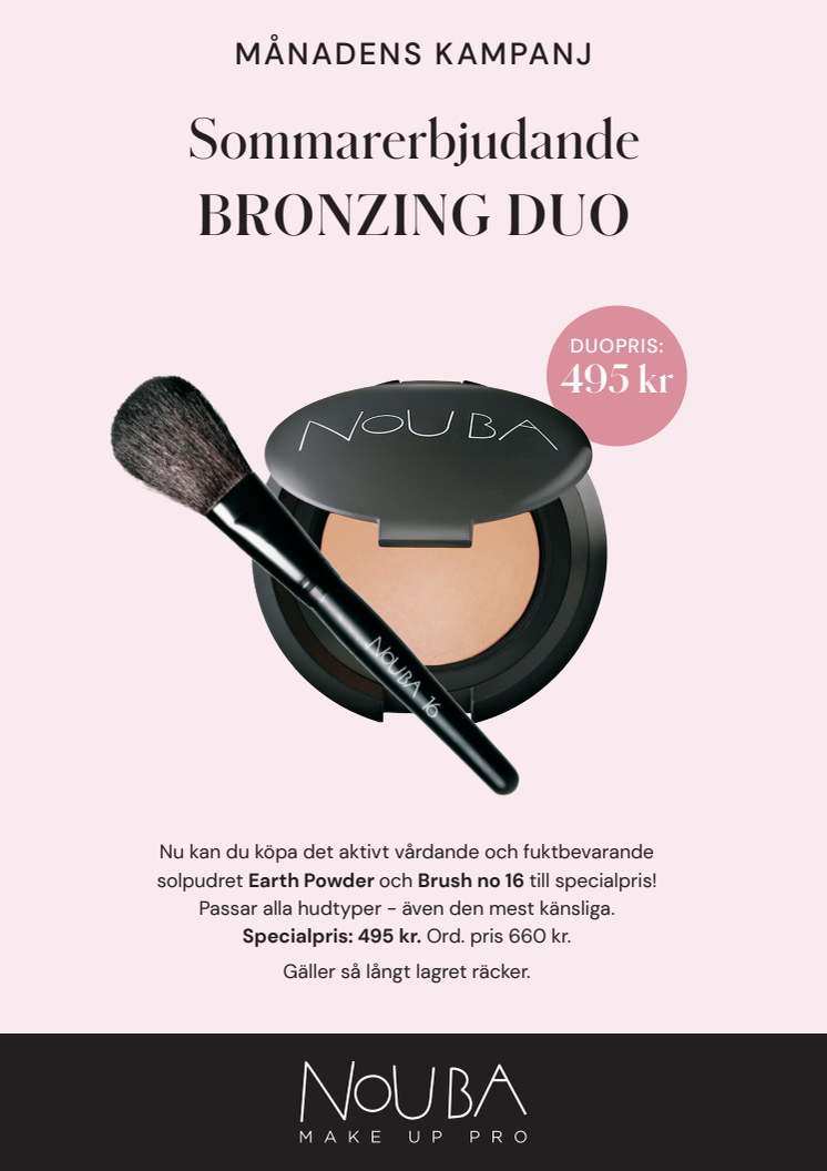 A4 erbjudande Nouba BRONZING DUO 2024