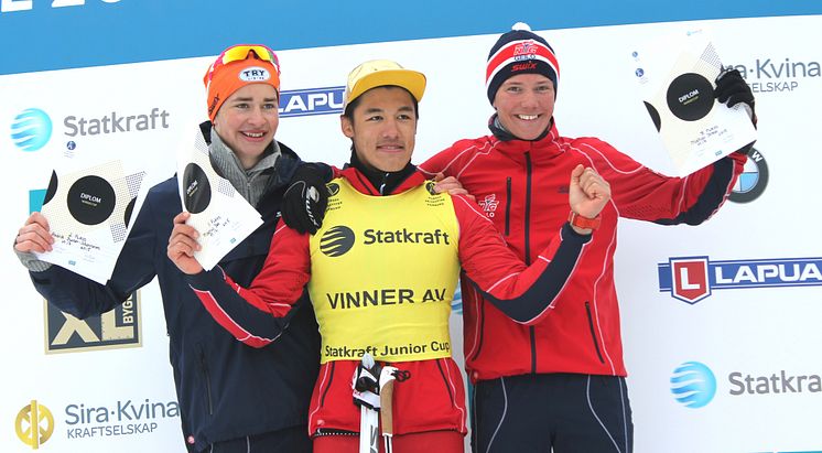 Statkraft Junior Cup sammenlagtvinnere menn 17 år