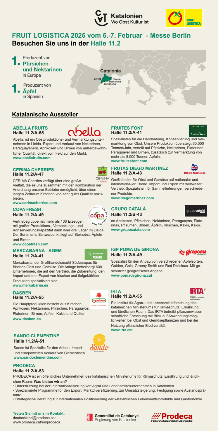 Katalanische Austeller 2025 Fruit Logistica.pdf