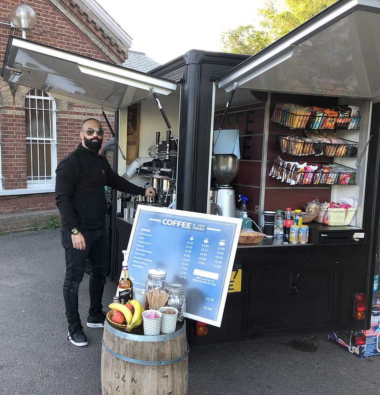 Arabica Coffee House at Lingfield station