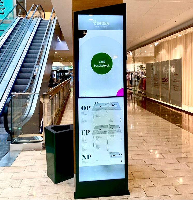 Linden Shopping Center - Digitala kommunikationsytor