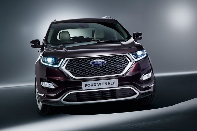 Ford Edge Vignale ble vist for første gang på den internasjonale bilutstillingen i Geneve