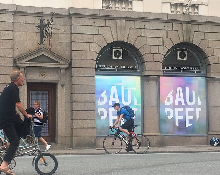 Facaden hos Bruun Rasmussen i Bredgade 33, København