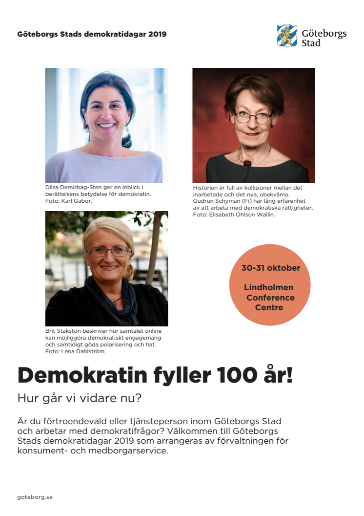 Program Demokratidagarna 2019