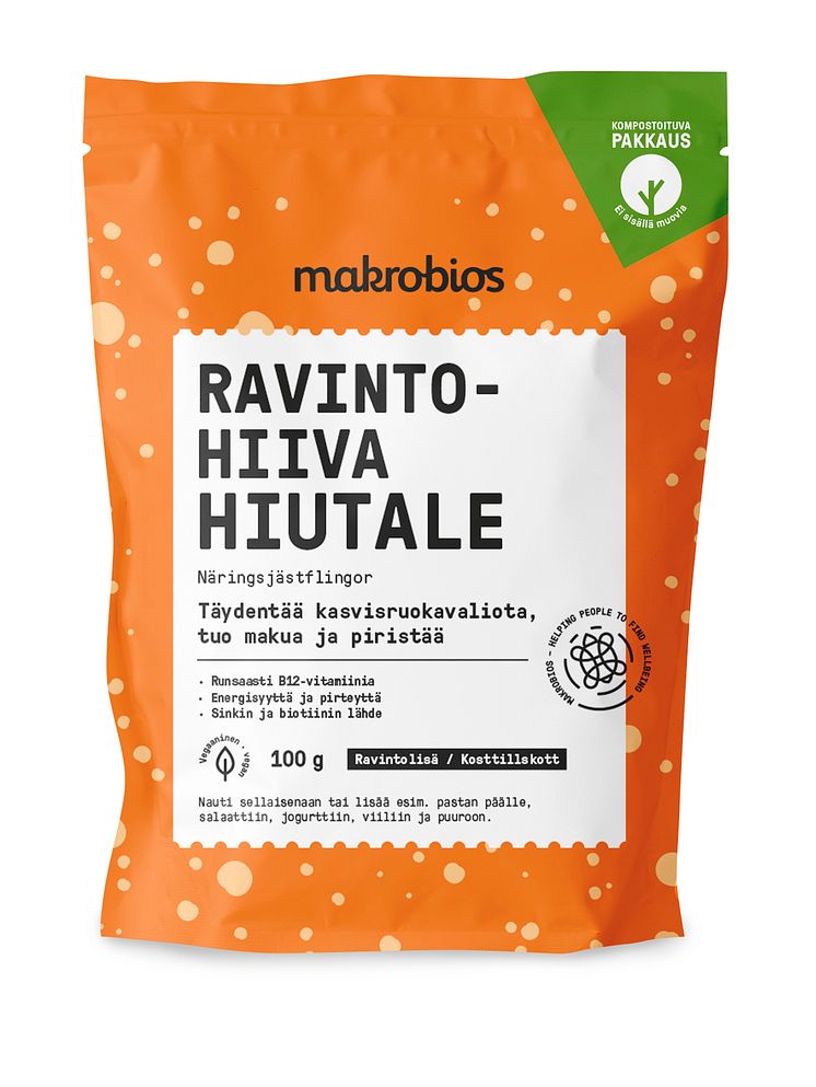 Makrobios Ravintohiivahiutale 100 g