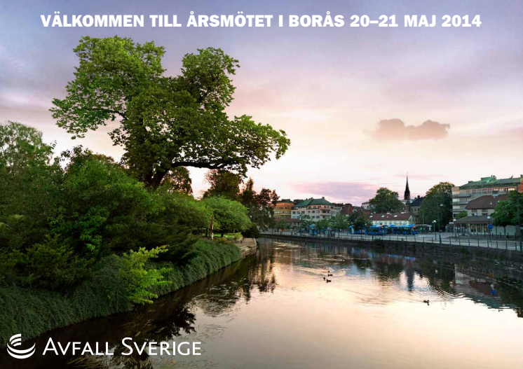 Avfall Sverige håller årsmöte i Borås 20–21 maj
