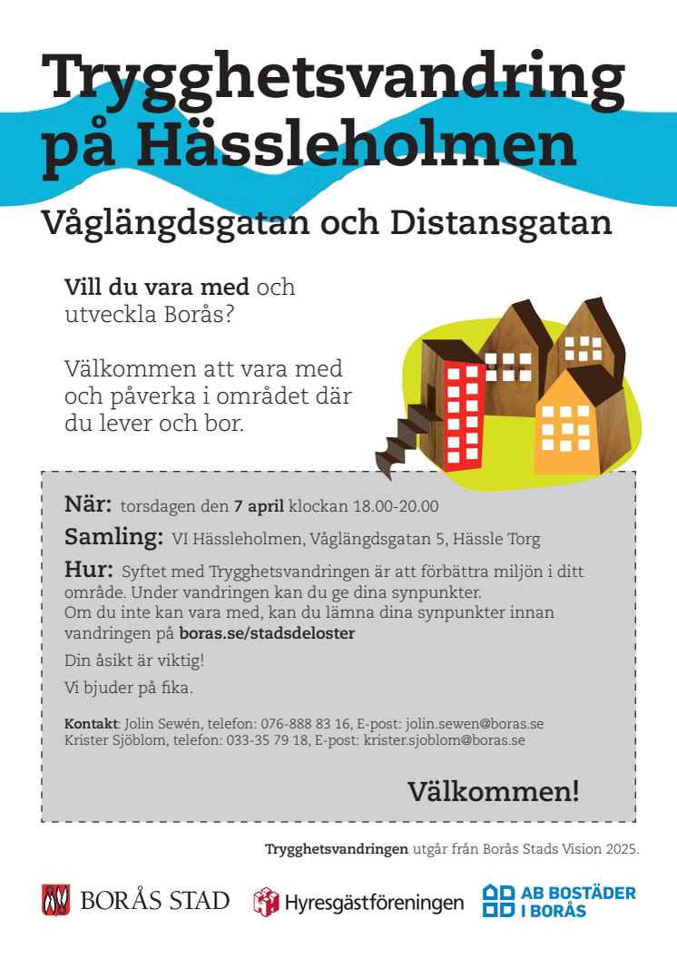 Trygghetsvandring Våglängds- och Distansgatan