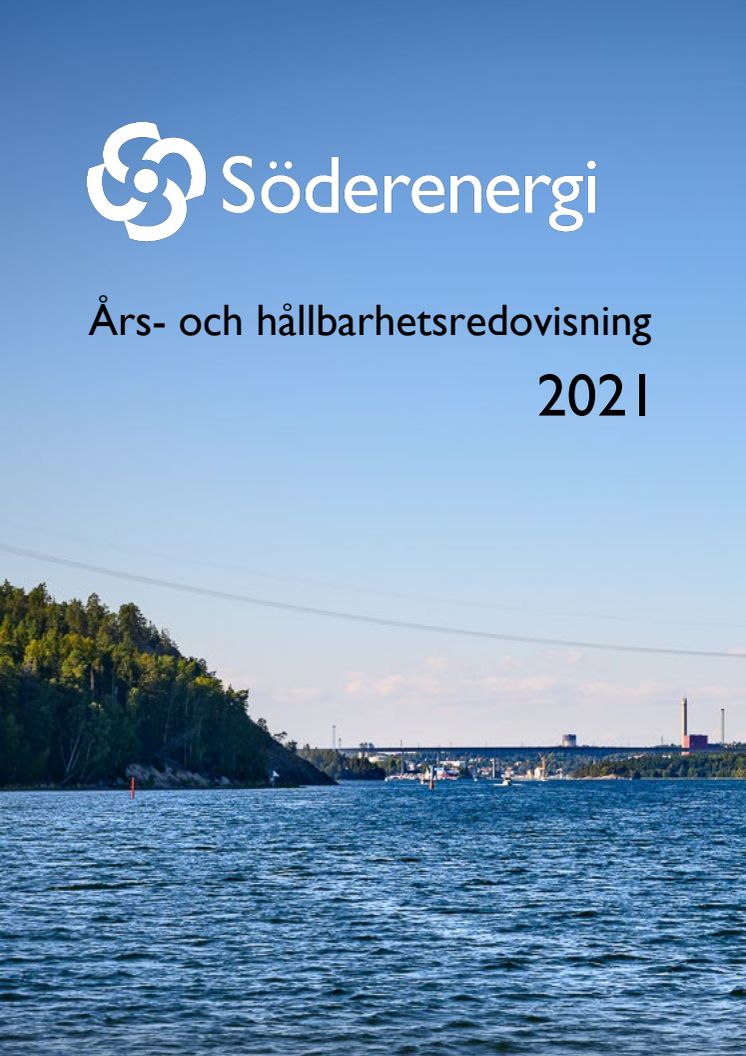 Söderenergi års- och hållbarhetsredovisning 2021 