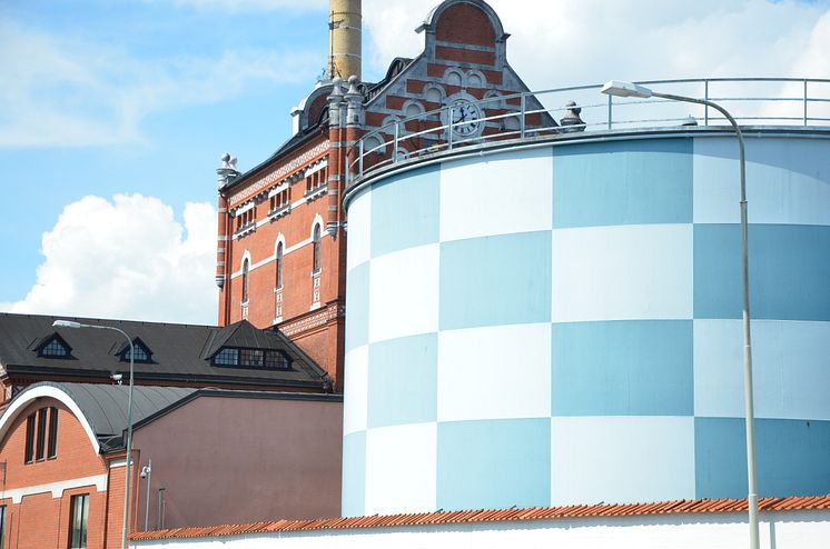 The factory of Absolut Vodka in Åhus