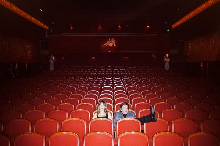 Maya& Ethan Hawke at Skandia, Stockholm Filmfestival