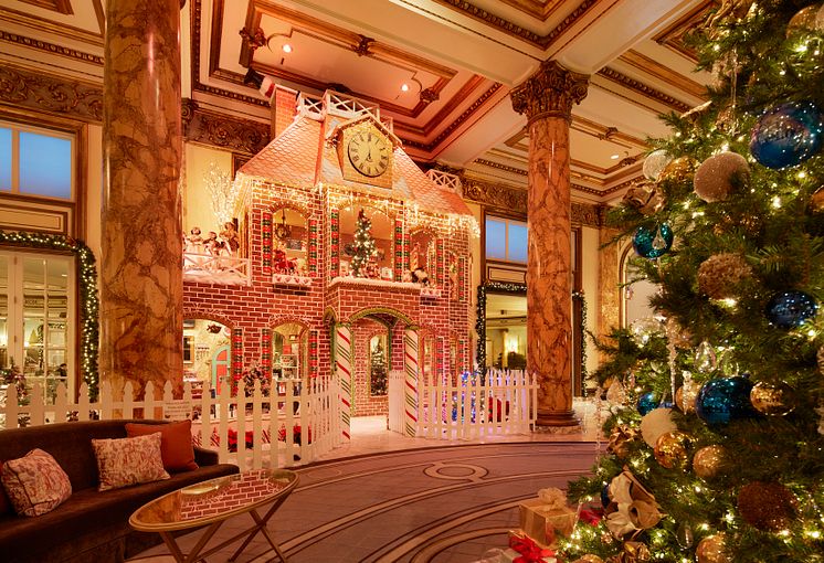 4. Gigantiskt pepparkakshus Fairmont San Francisco.