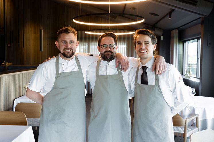 1 Mads Kongsgaard, Daniel Ditman og Mathias Bang er stolte af at være nomineret til de mange priser