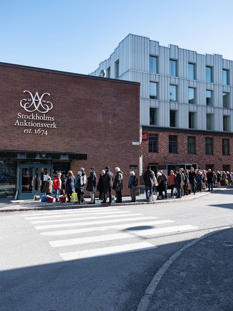 Invigning Stockholms Auktionsverk Sickla den 18 mars
