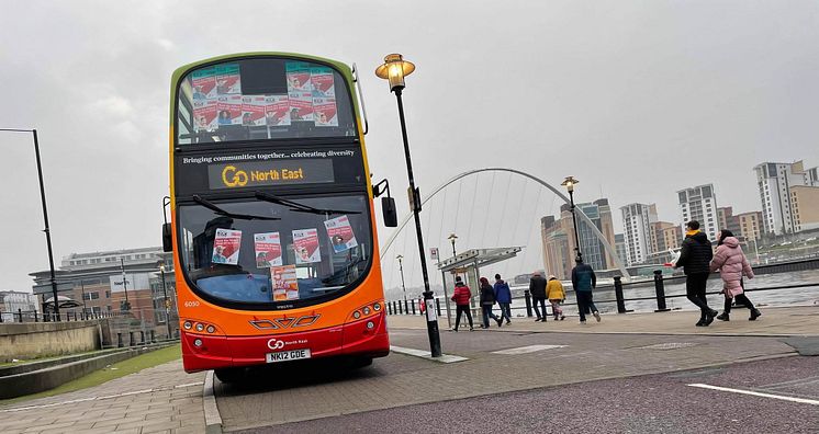 Go North East shows its support for World AIDS Day