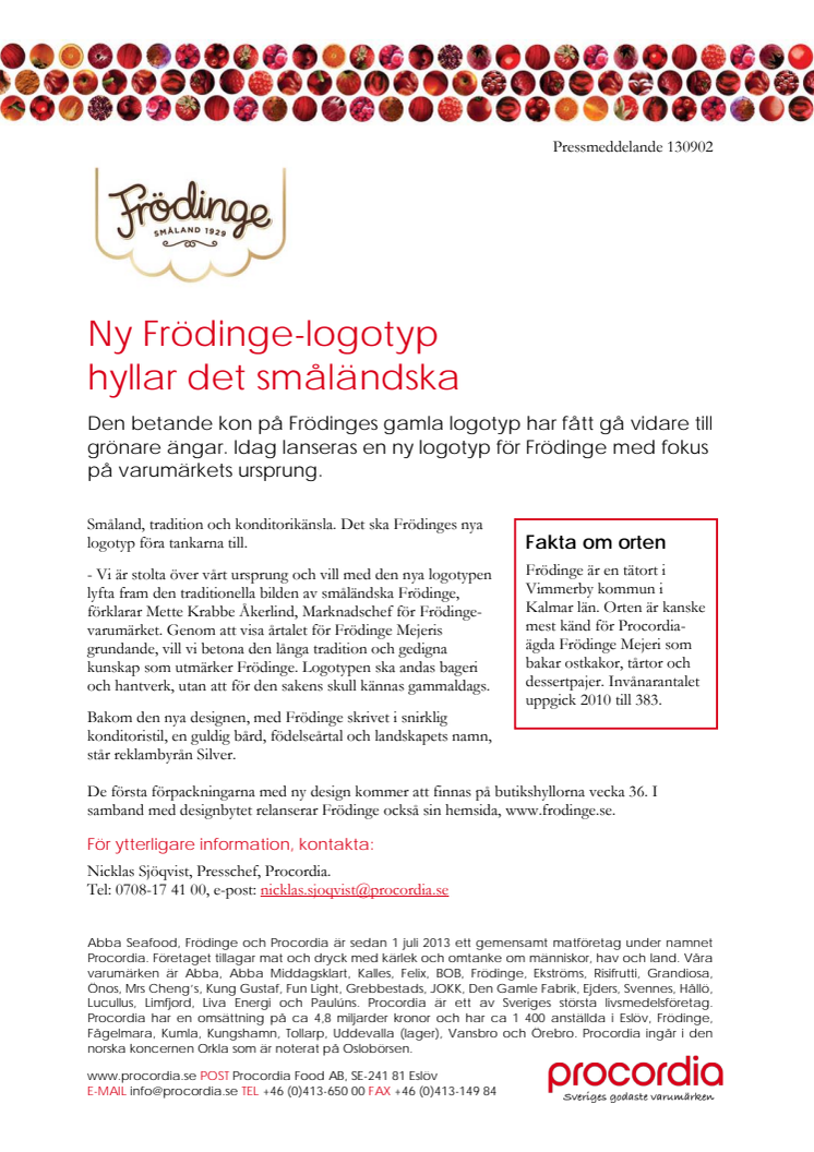 Ny Frödinge-logotyp hyllar det småländska