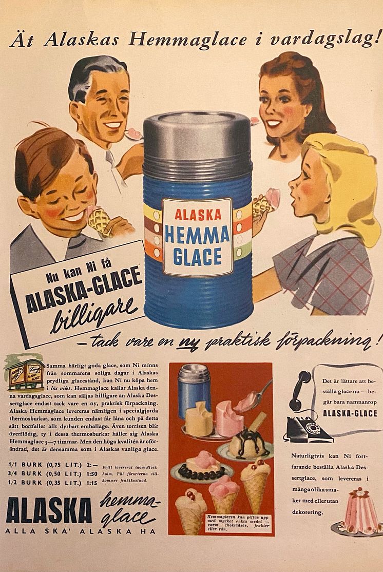 Alaska Glace annons 1940.jpg