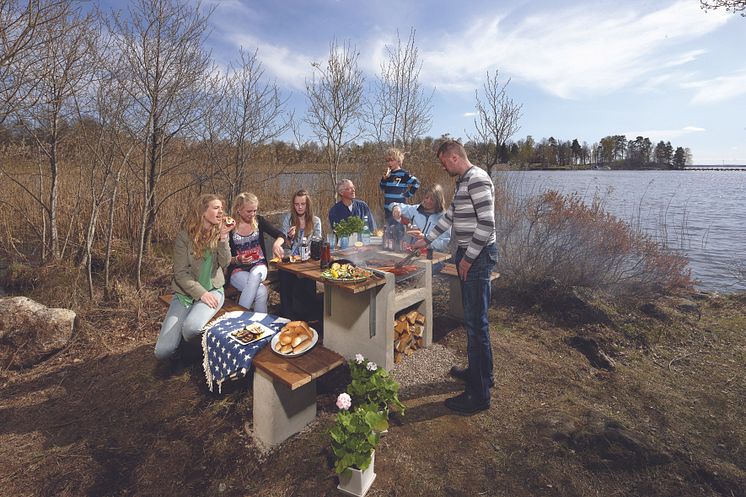 Ernst Kirchsteigers Gårdsgrill av Leca® Murblock 9