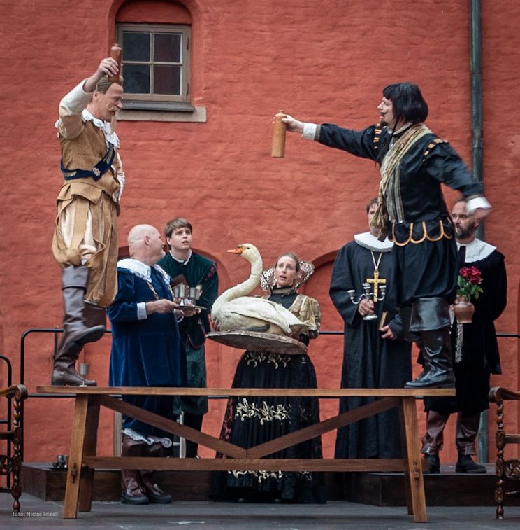 Kungamötet på Halmstads slott. Fotograf: Niclas Frisell