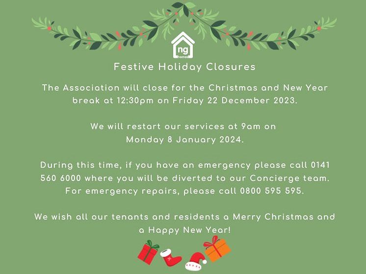 Christmas hours 2023