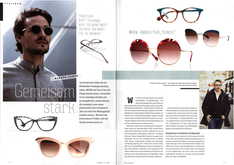 Design Eyewear Group in Eye BIZZ