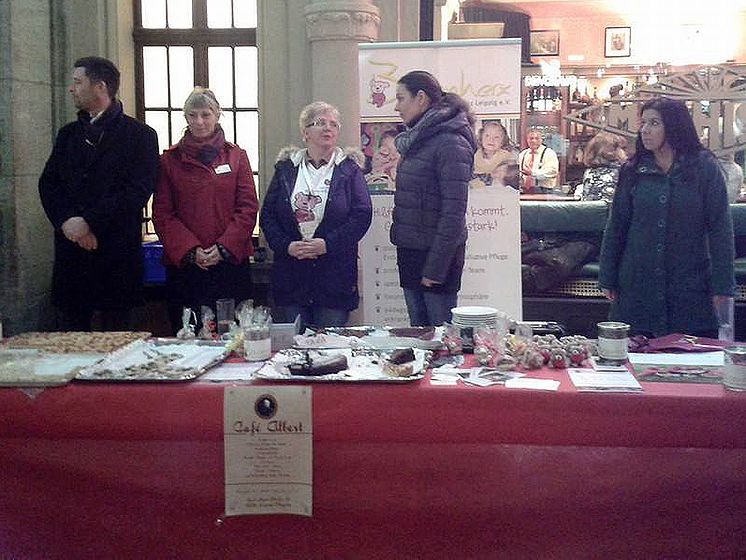 Der Bärenherz-Weihnachtsstand: Eine gelungene Veranstaltung in der Mädler-Passage