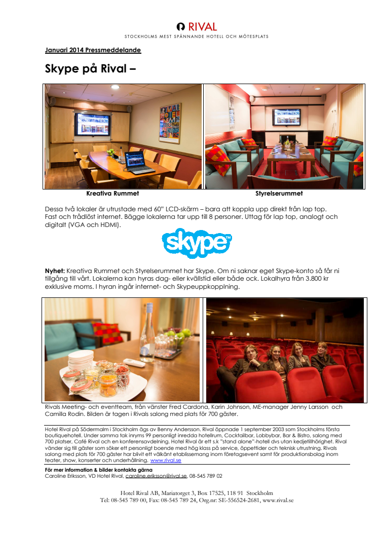 Skype på Rival