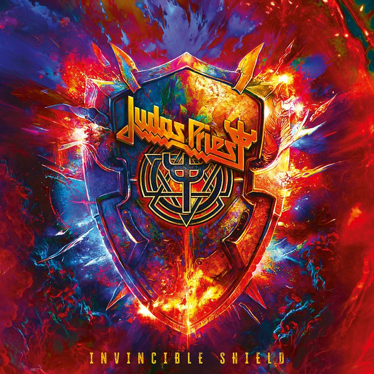 Judas Priest - Invincible Shield albumomslag