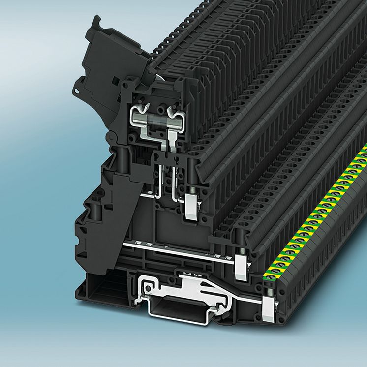 new UT 4-PE/L/HESI fuse terminal block range 