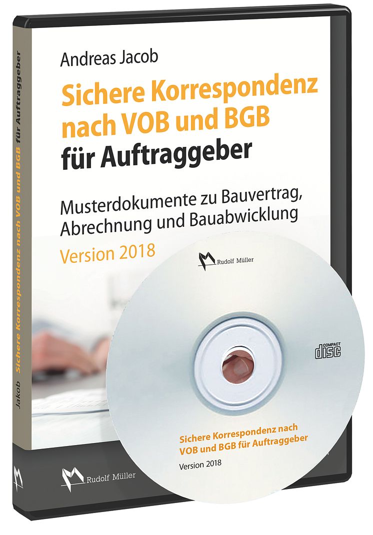 Sichere Korrespondenz nach VOB und BGB für Auftraggeber, Version 2018 (3D/tif)