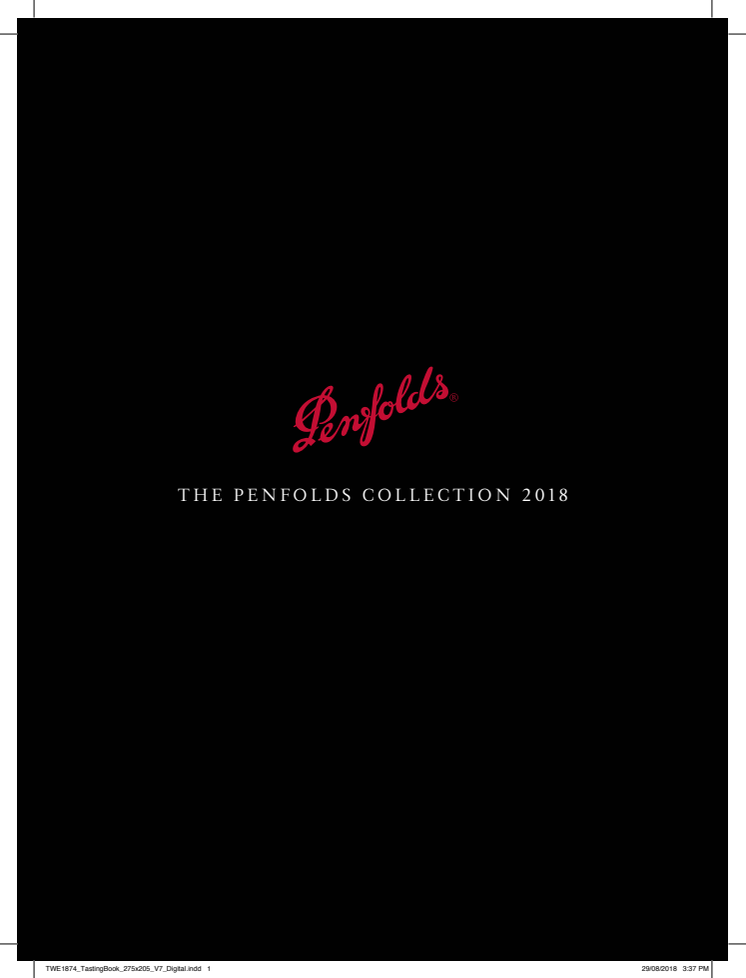 Provningsanteckningar The Penfolds Collection 2018