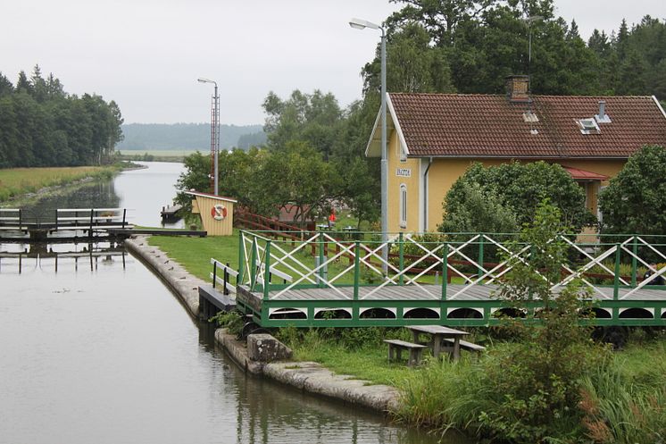 Pressbild Göta kanal - Brådtom sluss