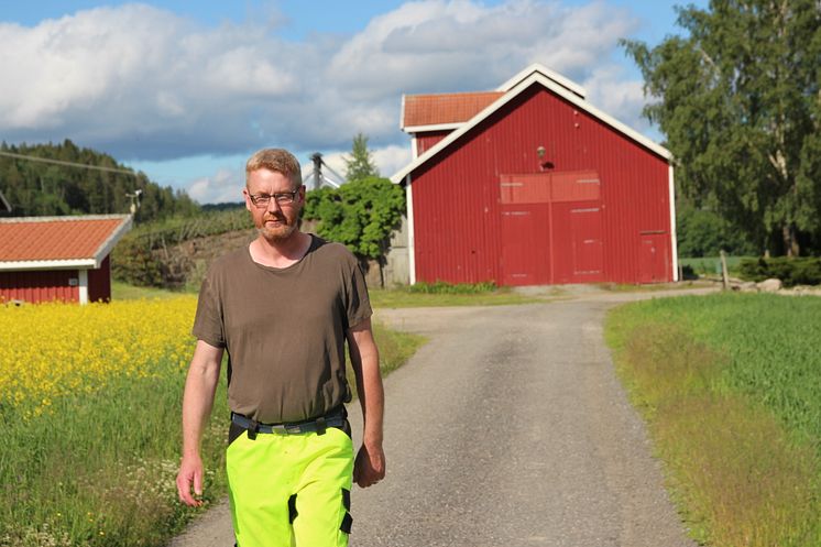 Bjørn Gimming på gården 