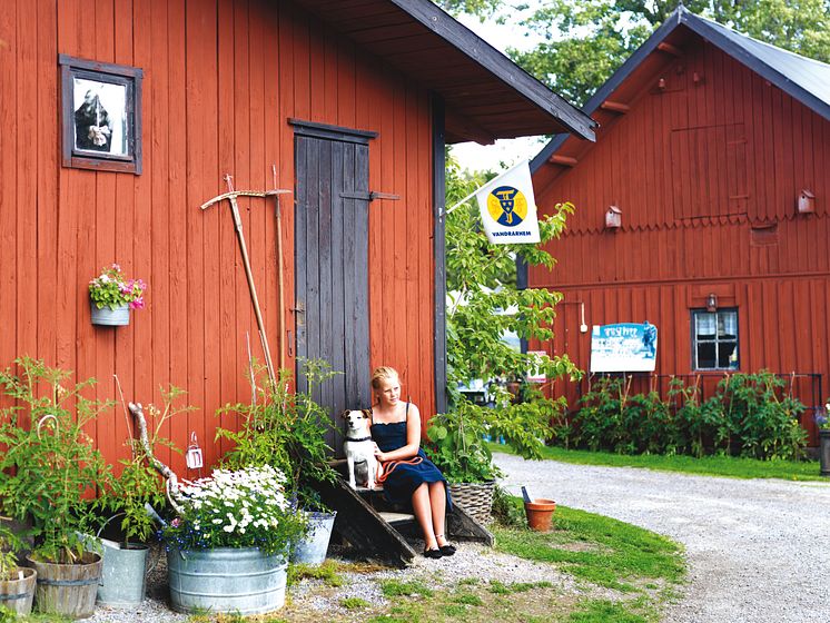 Pressbild - Göta kanal. Brådtom sluss STF Vandrarhem