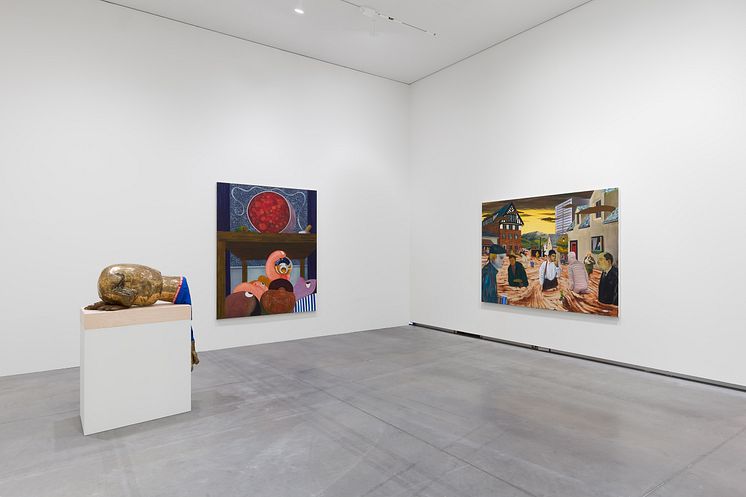 Installation view: Nicole Eisenman - Giant Without a Body. (c) Astrup Fearnley Museet / Photo: Christian Øen