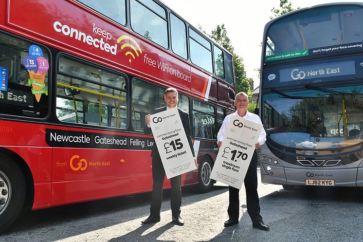 Summer saving fares - Martijn Gilbert and Cllr Gannon.jpg