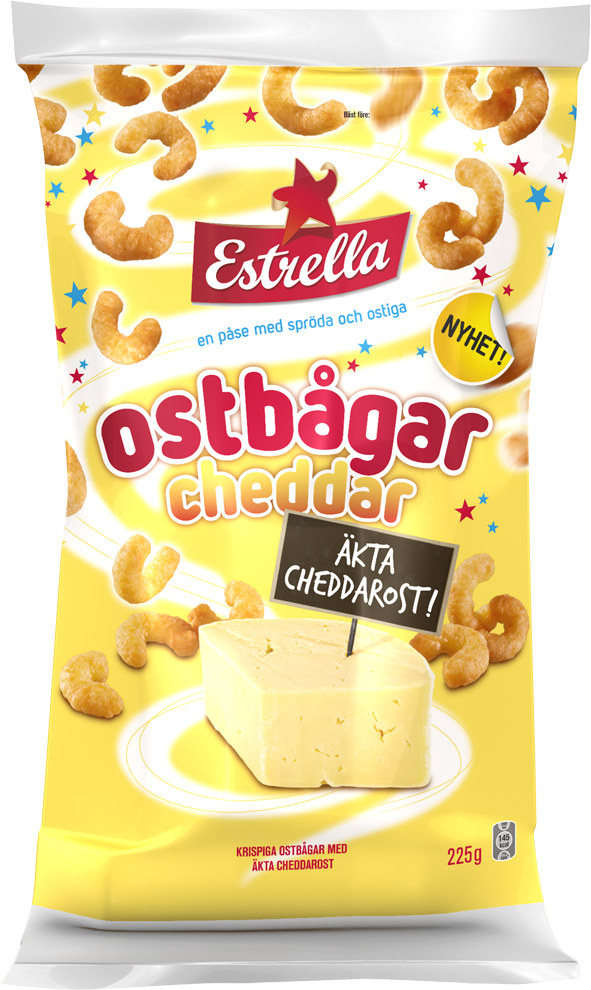 Estrellas Ostbågar Cheddar