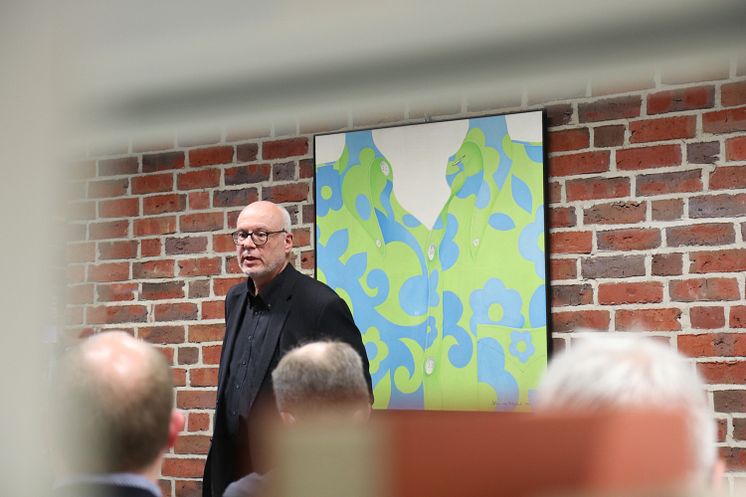 Vernissage der Brinkmann-Ausstellung in der Bibliothek der Universität Vechta