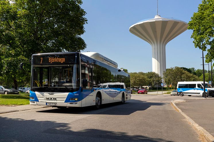 City bus in Örebro