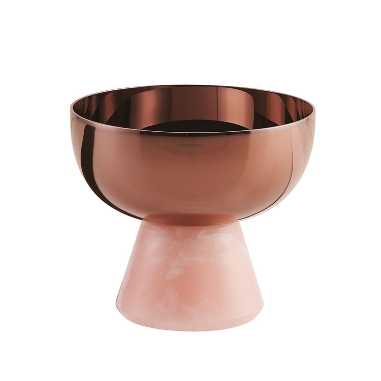 SBT_Madame_Cup_with_foot_11cm_PVD_Rum_Pink_Onyx_Resin
